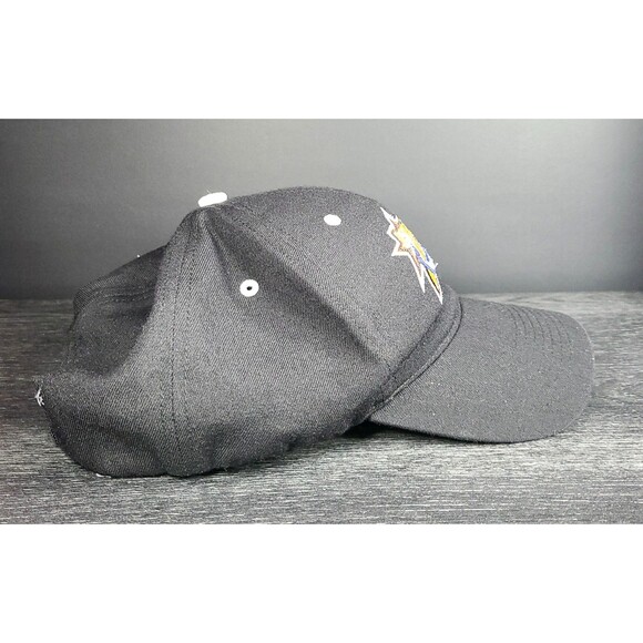 VINTAGE Philadelphia 76ers Hat Wool Black Back Cap 90s Y2K Sixers NBA Retro - Picture 2 of 8